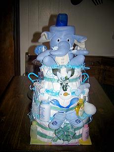 Elephant Cake For Baby Shower
